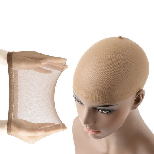 Wig Caps Hair Nets Weave Hairnets 2 10 12 20Pcs/Pack Stocking Wig Caps Stretch Mesh Caps Stocking Caps for Making Wigs Free Size